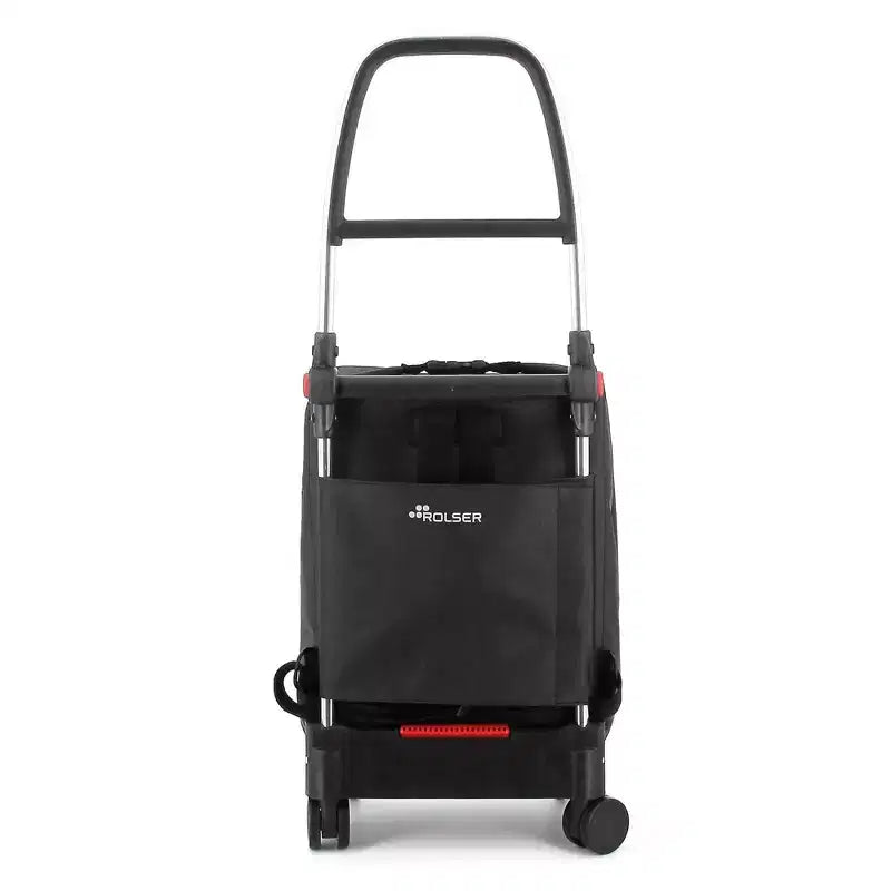 Chariot de courses multifonctionnel Rolser Pliable One Tweed T-Shop Noir
