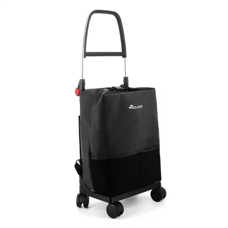 Chariot de courses multifonctionnel Rolser Pliable One Tweed T-Shop Noir