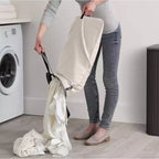 Panier à linge Joseph Joseph Tota Trio Luxe 90L en bambou - Noir Carbone