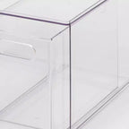 Tiroir de rangement polyvalent à 2 compartiments transparent - Brightroom™