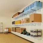 Étagère murale de rangement de garage Atlas 2, 60 x 180 cm, 360 kg, blanche