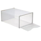 Simplifiez l'ensemble de 12 boîtes à chaussures à ouverture frontale blanches