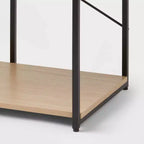 Étagères de rangement 4 cubes de 28 cm - Brightroom™ : Meuble de rangement modulaire, Anti-basculement, Stratifié papier, Acier thermolaqué