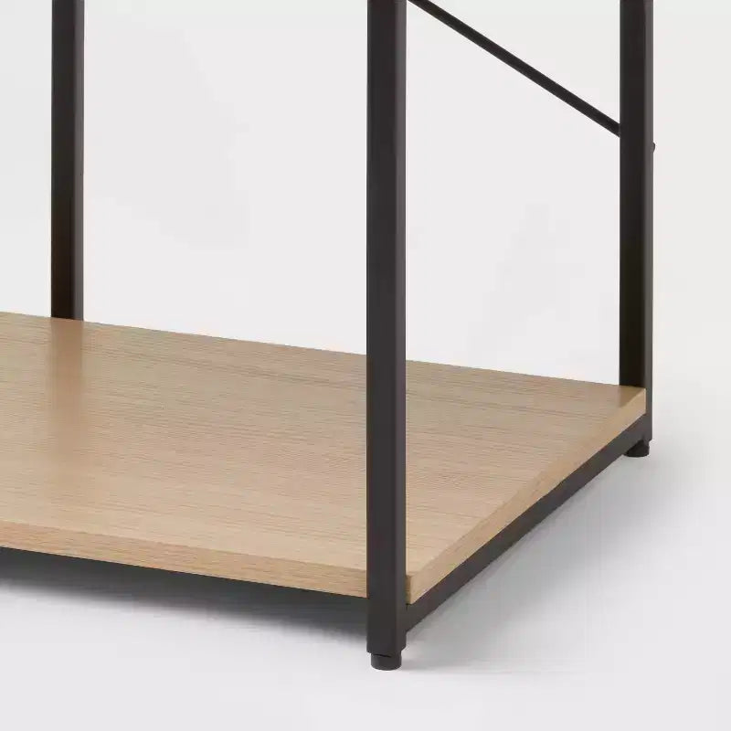 Étagères de rangement 4 cubes de 28 cm - Brightroom™ : Meuble de rangement modulaire, Anti-basculement, Stratifié papier, Acier thermolaqué