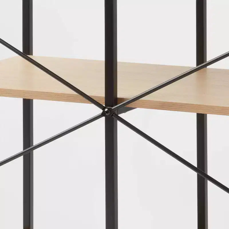 Étagères de rangement 4 cubes de 28 cm - Brightroom™ : Meuble de rangement modulaire, Anti-basculement, Stratifié papier, Acier thermolaqué