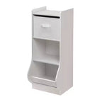 Badger Basket Upright Storage Nook with Reversible Basket White