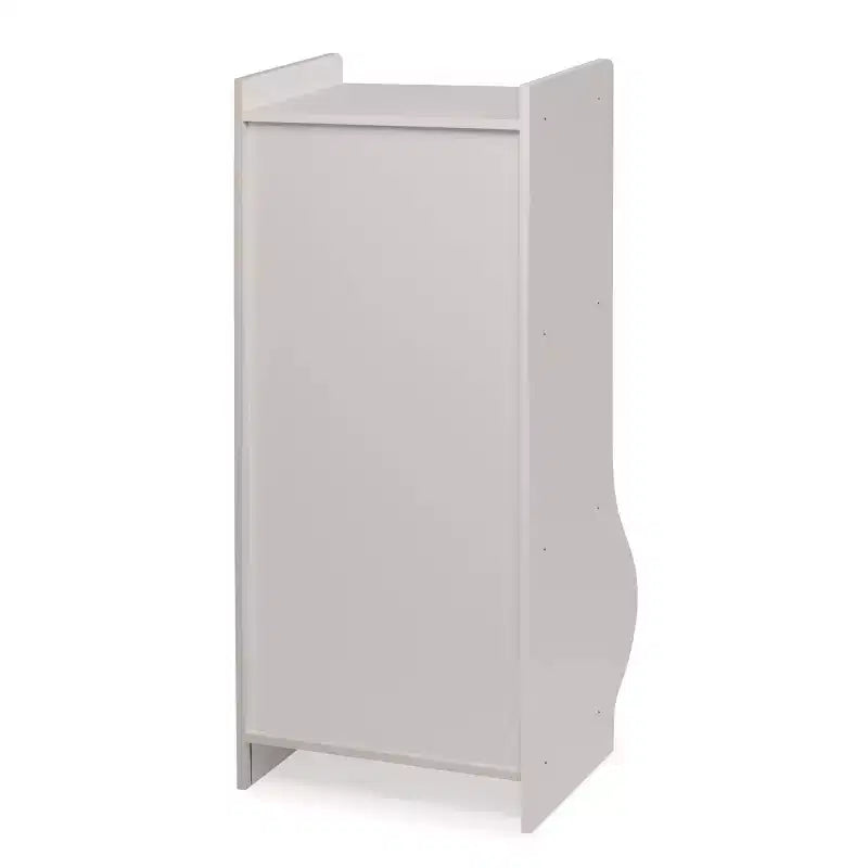 Niche de rangement verticale Badger Basket avec panier réversible blanche