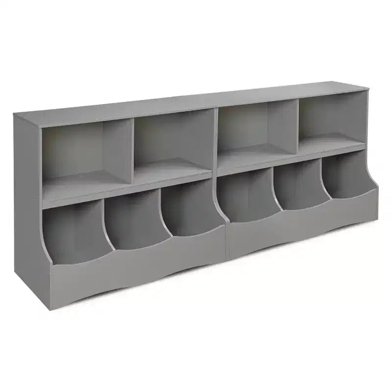 Meuble de rangement à bacs multiples Badger Basket gris