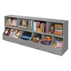Meuble de rangement à bacs multiples Badger Basket gris
