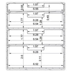 Organiseur de Comptoir Empilable à 4 Tiroirs Transparent - Brightroom™ : Organiseur de Salle de Bain et Maquillage, Matériau PET, 20,37 cm de Hauteur
