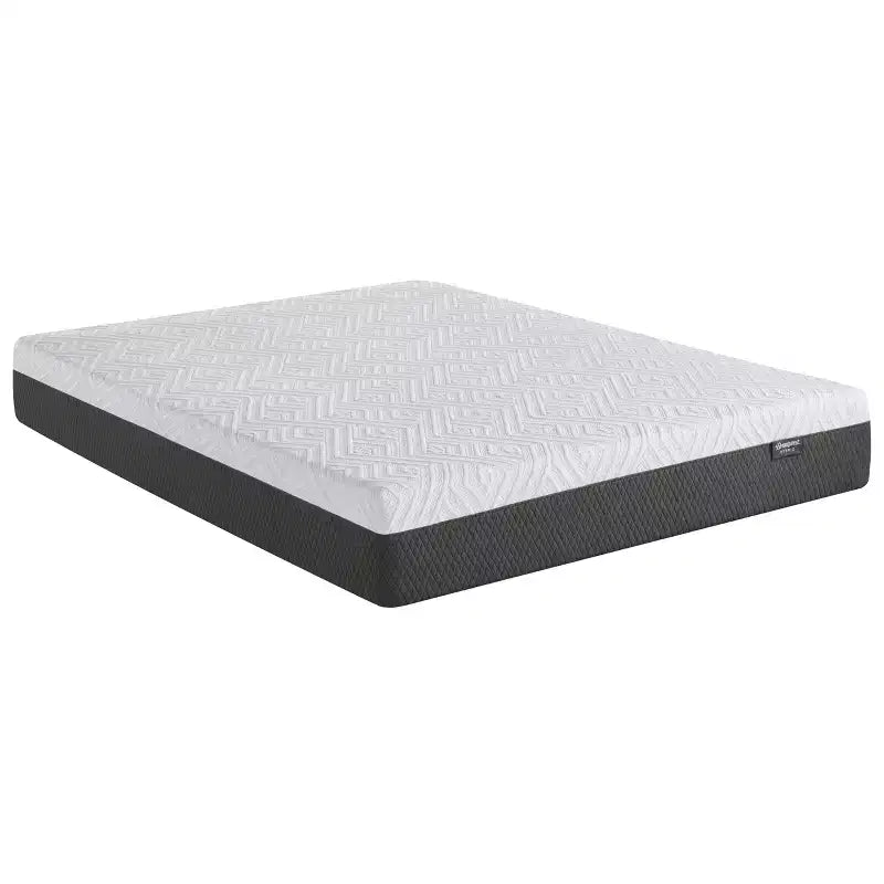 Matelas Beautyrest Hybrid 10 po fermeté moyenne - Très grand format : mousse à mémoire de forme, ressorts ensachés, housse amovible, garantie de 10 ans