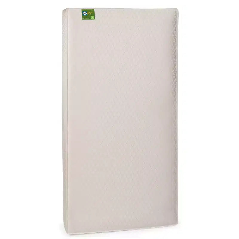Matelas de crèche et de bambin Sealy Soybean Plush en mousse : hypoallergénique, housse imperméable, ferme, 5 pouces d'épaisseur