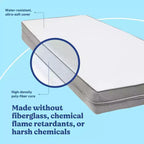 Matelas de lit de bébé et de tout-petit Graco Basics 5" en maille : Ferme, résistant à l'eau, matelas en fibres, 3,4 kg