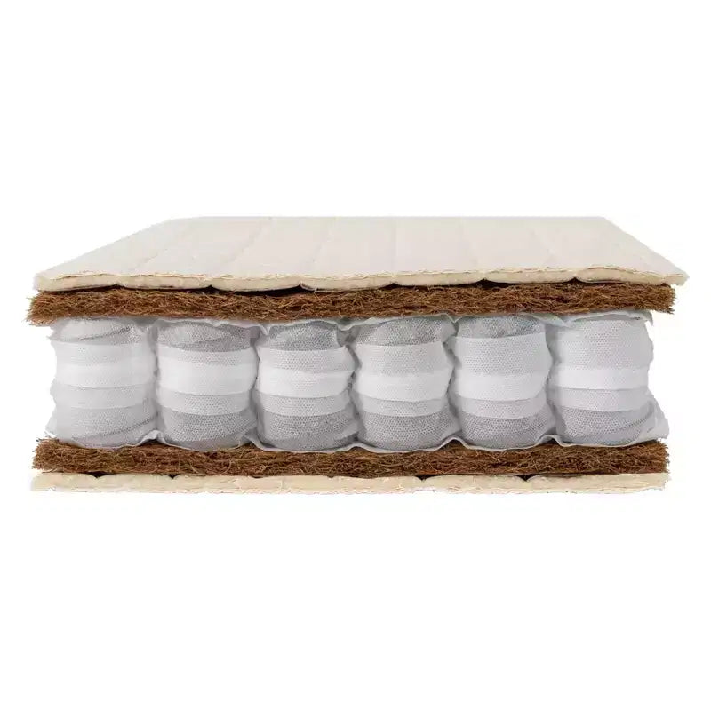 Matelas pour lit de bébé Babyletto x Avocado Organic Mini - Blanc : Fermeté moyenne, respirant, mousse à mémoire de forme, 10,4 kg
