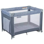 Cosco Rocking Bassinet with Play Yard - Organic Waves: Folds for Easy Transport, Plastic and Aluminum Frame, Mesh Surface