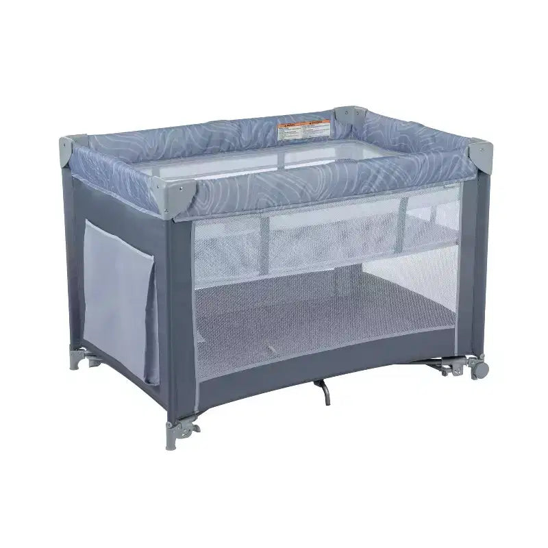 Cosco Moïse Berçant avec Parc - Vagues Organiques : Se Plie pour un Transport Facile, Cadre en Plastique et Aluminium, Surface en Maille