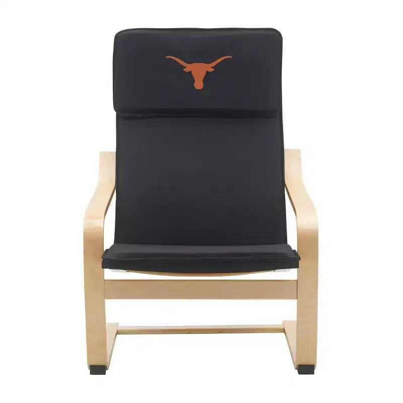 Chaise d'appoint en bois courbé NCAA de l'Université du Texas