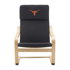 Chaise d'appoint en bois courbé NCAA de l'Université du Texas
