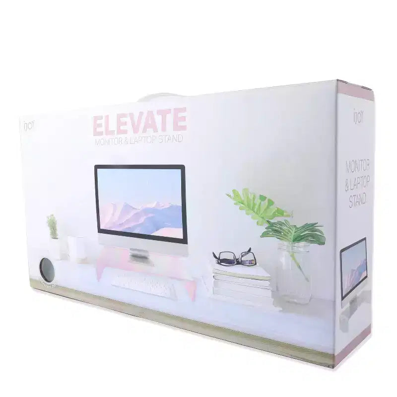 Support d'écran et d'ordinateur portable iJoy Elevate pour ordinateurs portables jusqu'à 17" – Opal Sky