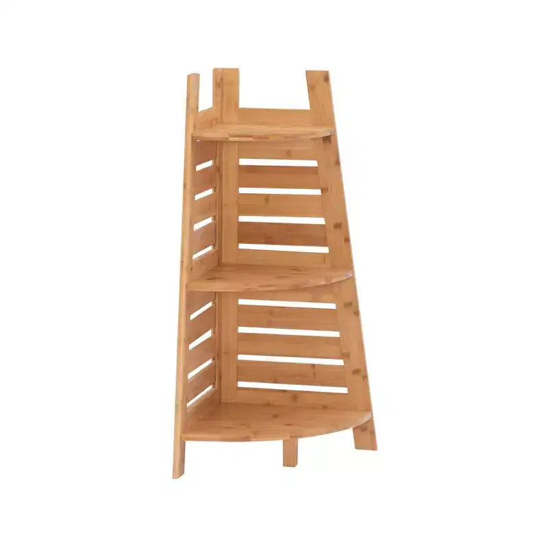 Bracken Bamboo Corner Shelf Natural - Linon