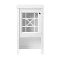 Alaterre Furniture 17"x29" Deluxe Bath Storage Hutch White