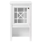 Meuble de rangement de salle de bain de luxe Alaterre Furniture 17 po x 29 po, blanc