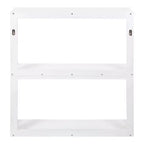 Étagère en bois à 3 niveaux blanc 28" x 8" x 31" Ring - Kate & Laurel All Things Decor : Rangement décoratif Mid-Century