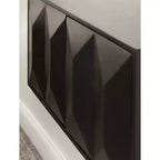 Kate & Laurel All Things Decor Armoire murale deux portes Ranier noire 30 po x 10 po x 14 po