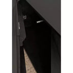 Kate & Laurel All Things Decor Armoire murale deux portes Ranier noire 30 po x 10 po x 14 po