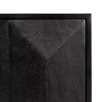 Kate & Laurel All Things Decor Armoire murale deux portes Ranier noire 30 po x 10 po x 14 po