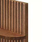 Ensemble de 4 étagères demi-cercles et angles droits American Art Decor