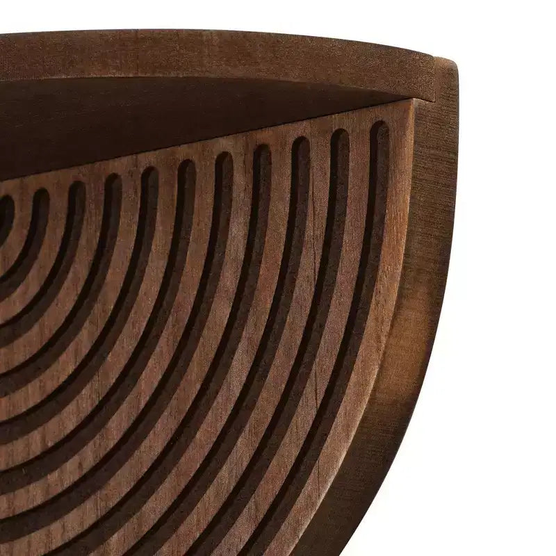 Ensemble de 4 étagères demi-cercles et angles droits American Art Decor