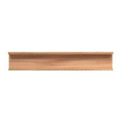 Kiera Grace 23"x4" Wall Shelf Brown: MDF Floating Storage