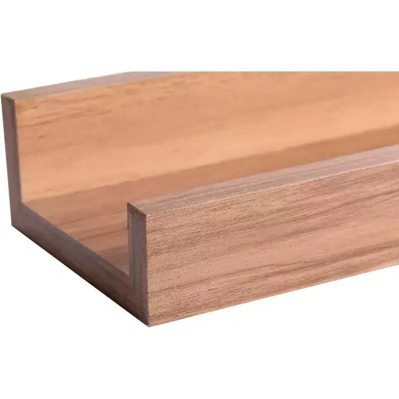 Étagère murale Kiera Grace 23"x4" marron : Rangement flottant en MDF