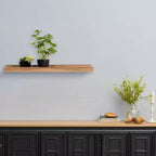 Étagère murale Kiera Grace 23"x4" marron : Rangement flottant en MDF