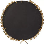 Miroir mural 3D métal floral doré - CosmoLiving by Cosmopolitan : Entrée, style traditionnel, aucun assemblage requis