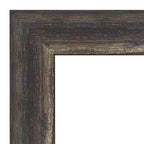 Miroir mural encadré rustique en écorce, 23" x 29", marron - Amanti Art : Verre biseauté moderne, aucun assemblage requis