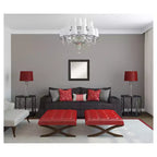 Miroir mural encadré en bois bronze Signore 24" x 24" - Amanti Art : carré biseauté, aucun assemblage, décor traditionnel