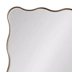 Kate et Laurel Tous Articles de Décoration 24"X36" Miroir Rectangulaire Festonné Viona Bronze