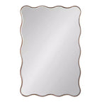 Kate et Laurel Tous Articles de Décoration 24"X36" Miroir Rectangulaire Festonné Viona Bronze