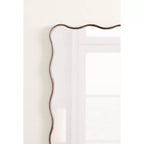 Kate et Laurel Tous Articles de Décoration 24"X36" Miroir Rectangulaire Festonné Viona Bronze