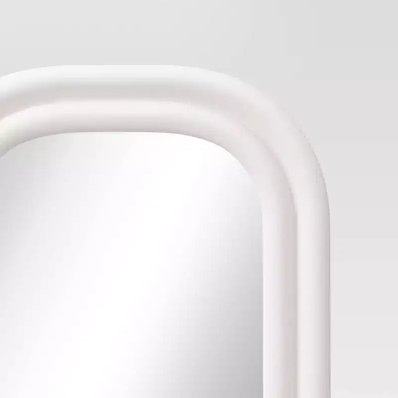 Miroir pleine longueur texturé 25"x65" blanc - Threshold™