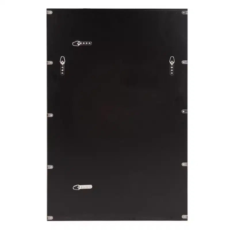 Miroir mural rectangulaire Reese 35,75"x23,5" Howard Elliott avec cadre en marbre noir