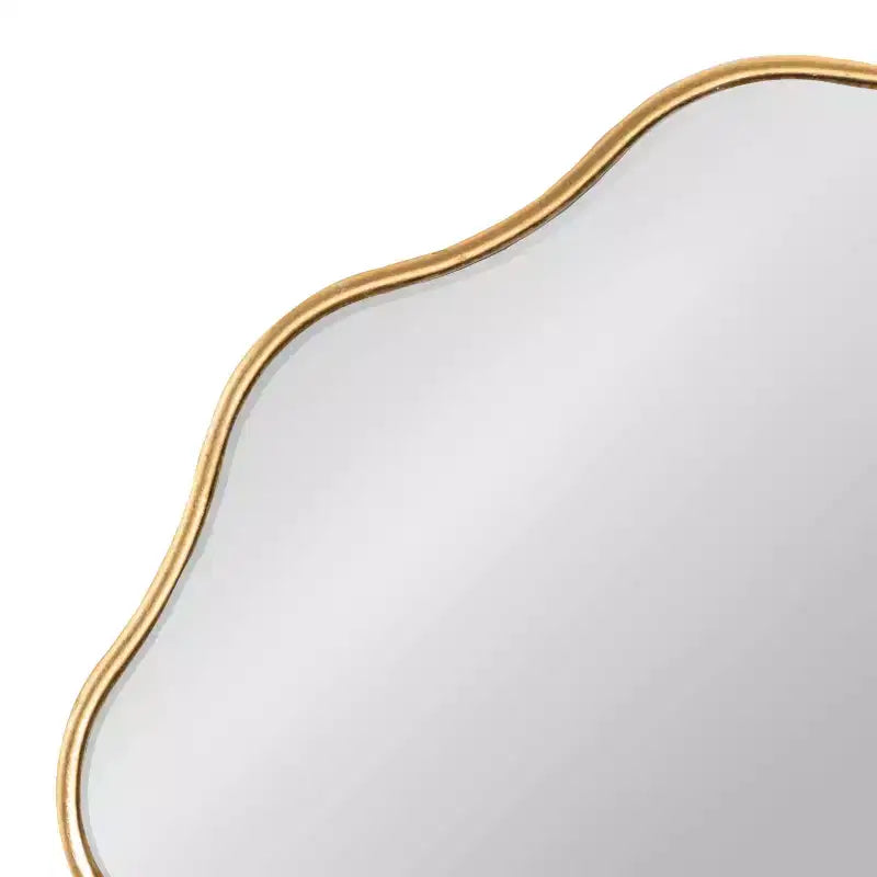 Miroir festonné ovale Viona or 24"x34" Kate & Laurel All Things Decor