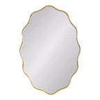 Miroir festonné ovale Viona or 24"x34" Kate & Laurel All Things Decor