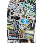 Miroir mural en verre fait à la main à partir de magazines recyclés - Olivia & May : Décoration bohème, cadre en velours, aucun assemblage requis