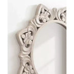 Kate & Laurel All Things Decor Miroir en Bois Sculpté Meera 71cmx71cm Marron : Éclat d'Artisan, Aucun Assemblage Requis