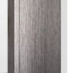 Miroir encadré à lèvre métallique surélevée 29,5" x 35,5", gris - Head West : Rectangle moderne, verre biseauté, fixation murale