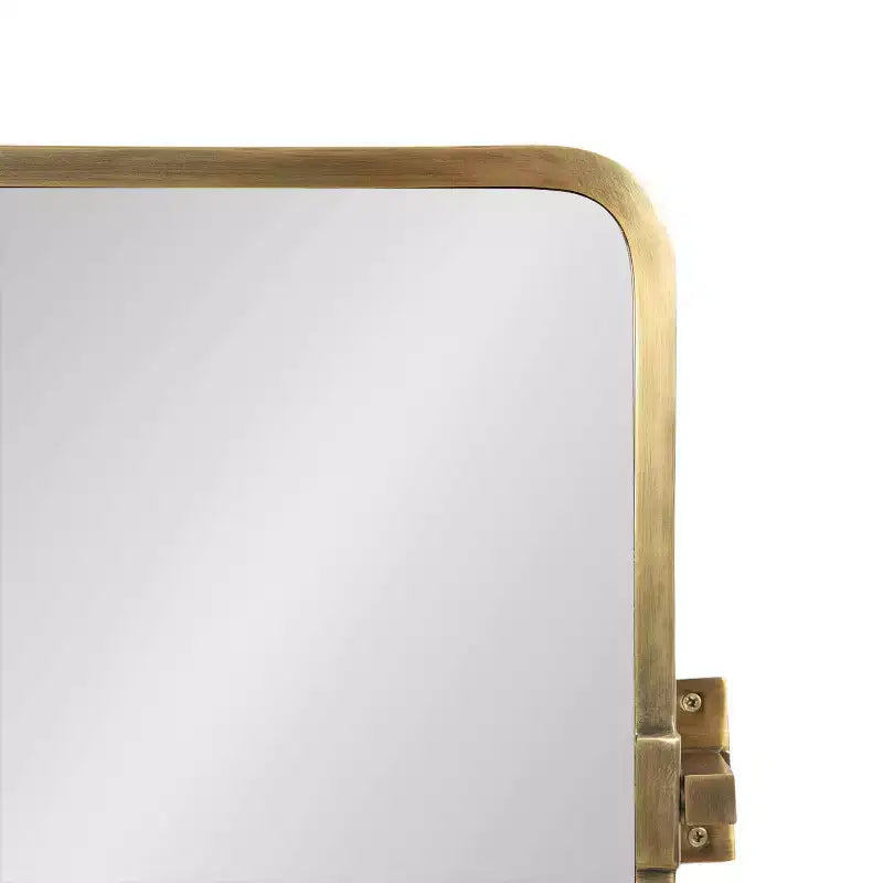 Kate & Laurel All Things Decor Miroir Mural Pivotant Elijah 20"x32" Or