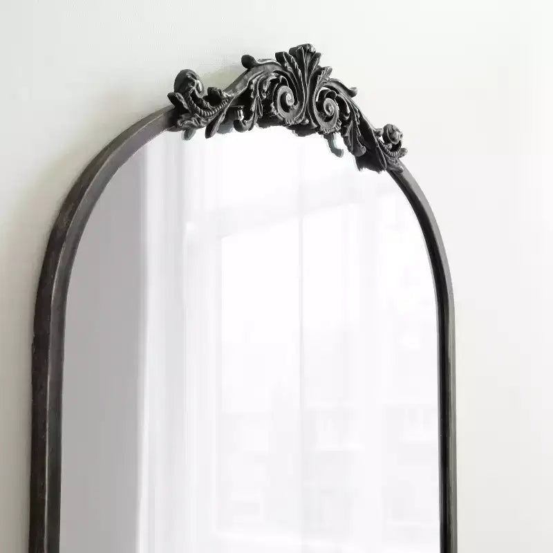 Kate & Laurel All Things Decor Miroir mural Arendahl Capsule 24"x41" Noir